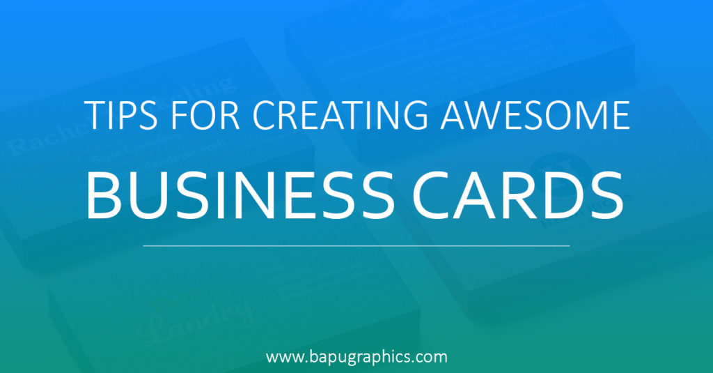 Creating Awesome Business Cards
