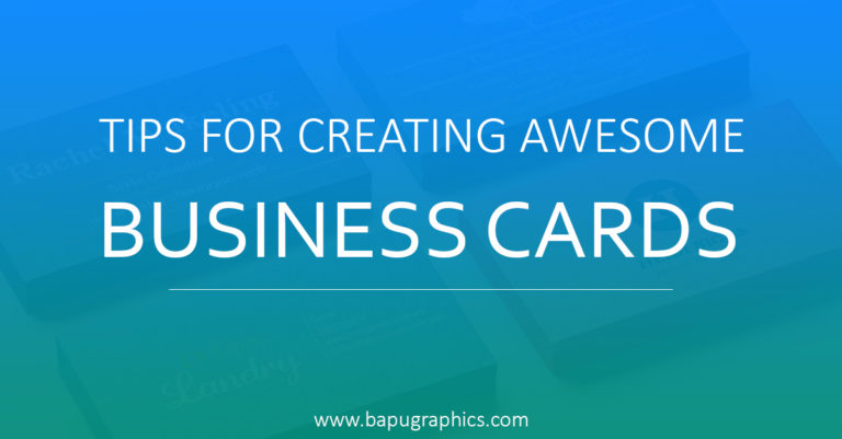 Creating Awesome Business Cards