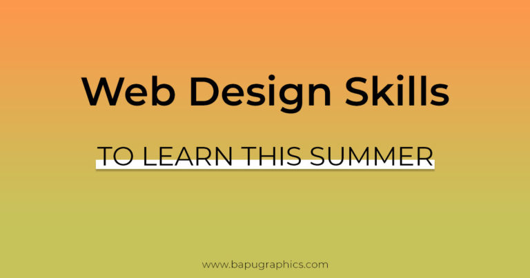 5 Web Design Skills To Learn This Summer