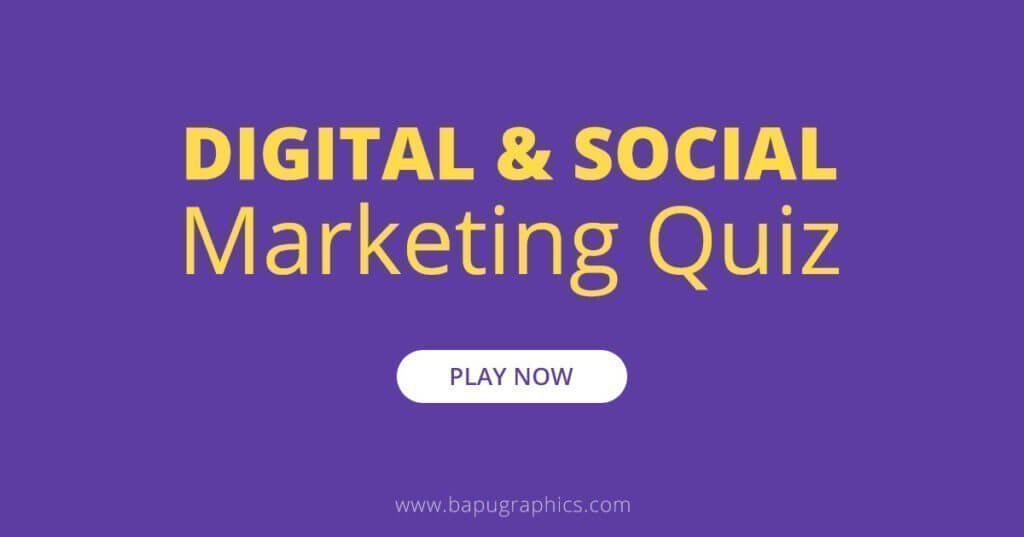 digital and social marketing quiz