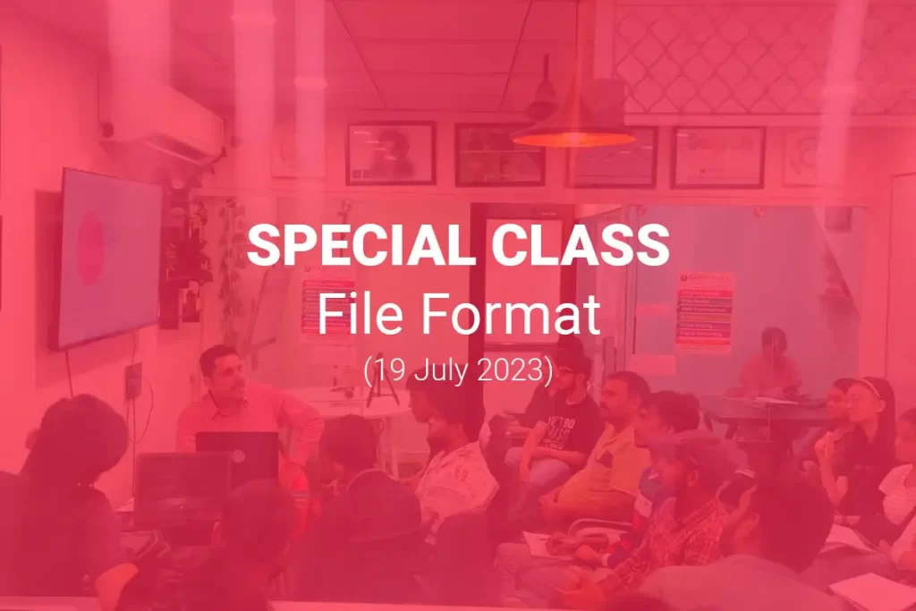 Special Class - File format (19 July 2023)